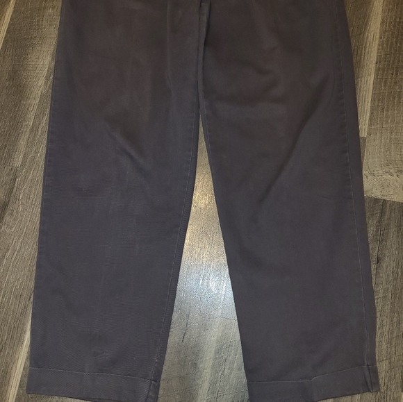 Polo Ralph Lauren Mens Dark Gray Cuffed Pants Size 34×30 - Picture 7 of 9